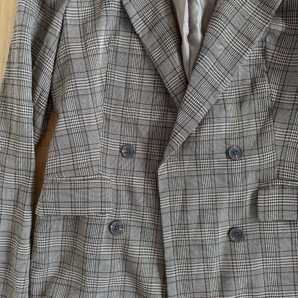 AVA. PLAID BLAZER - Picture 4 of 6